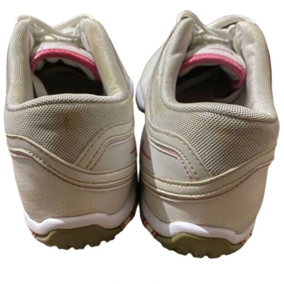Nike WOMEN’s LACE UP WHITE GOLF SHOES w/ PINK ACCENT Sz-8.5 - Picture 5 of 11